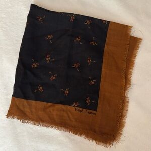 Vintage Ralph Lauren equestrian scarf